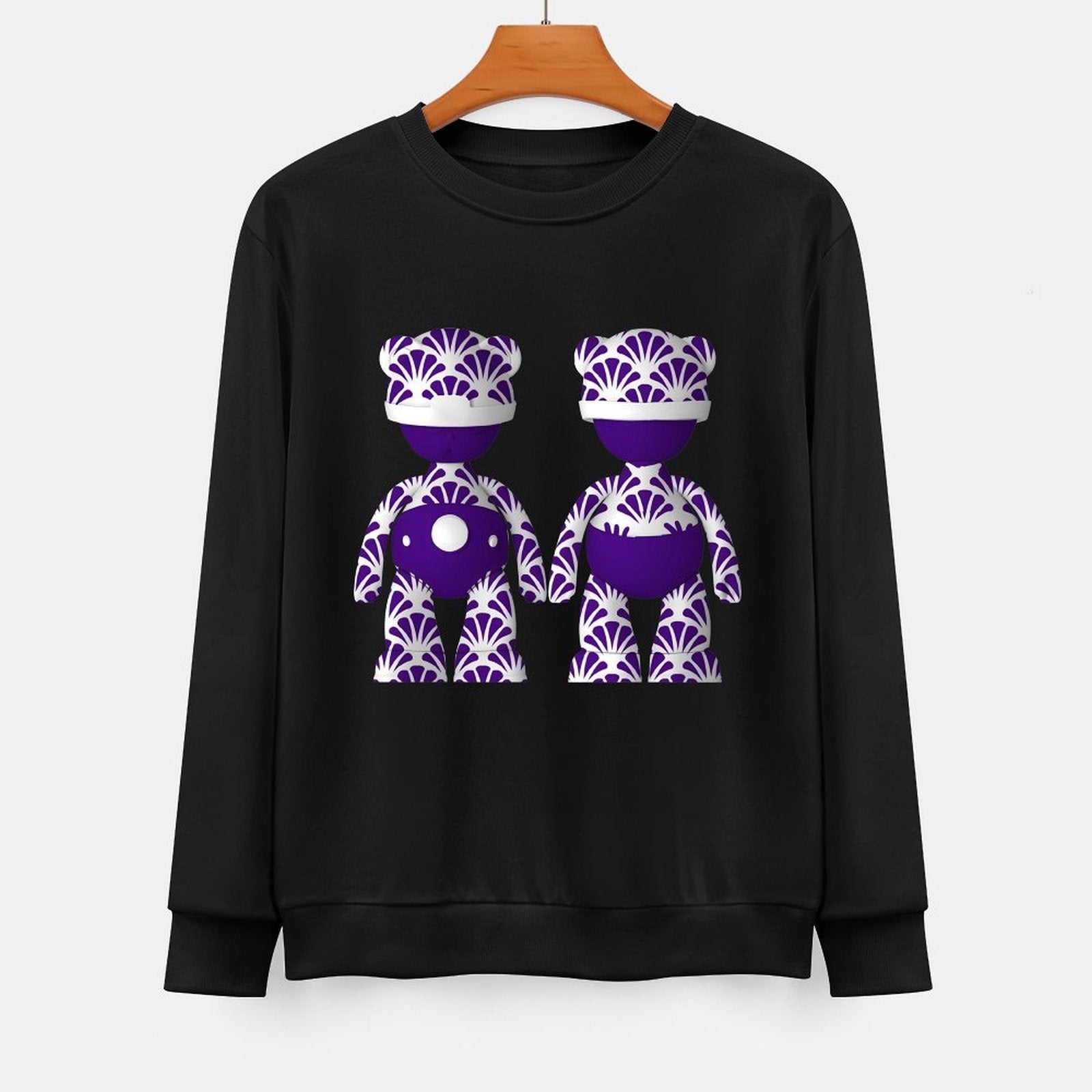 Long Sleeve With Front PatternPlain Everyday